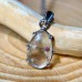 Hyalite Opal Fluorite Pendant – Sterling Silver, Mexican Gemstone