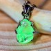 Hyalite Opal Fluorite Pendant – Sterling Silver, Mexican Gemstone