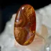 Mexican Fire Agate Gemstone(20.4mm* 10.8mm9ct) | Natural Crystal with Fiery Red-Orange Flash Mexican Fire Agate Gemstone(20.4mm* 10.8mm9ct) | Natural Crystal with Fiery Red-Orange Flash