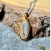 Mexican Matrix Opal Gold Plated Sterling Silver Pendant – Natural Opal Gemstone Necklace Mexican Matrix Opal Gold Plated Sterling Silver Pendant – Natural Opal Gemstone Necklace
