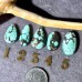Natural Turquoise Oval Naked Stone, Vintage Old Mine Product Natural Turquoise Oval Naked Stone, Vintage Old Mine Product
