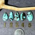 Natural Turquoise Oval Naked Stone, Vintage Old Mine Product Natural Turquoise Oval Naked Stone, Vintage Old Mine Product