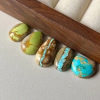 Natural Turquoise Polished Cabochons | DIY Jewelry Making Essential Natural Turquoise Polished Cabochons | DIY Jewelry Making Essential