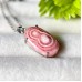 Rhodochrosite Stalactite Necklace: Gold Plated 925 Sterling Silver Pendant