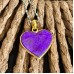 Sugilite Pendant Necklace: 925 Silver Gold Plated, Rare Purple Gemstone