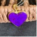 Sugilite Pendant Necklace: 925 Silver Gold Plated, Rare Purple Gemstone